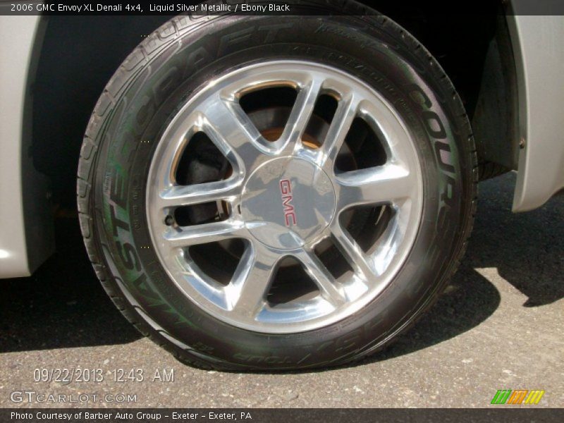 Liquid Silver Metallic / Ebony Black 2006 GMC Envoy XL Denali 4x4