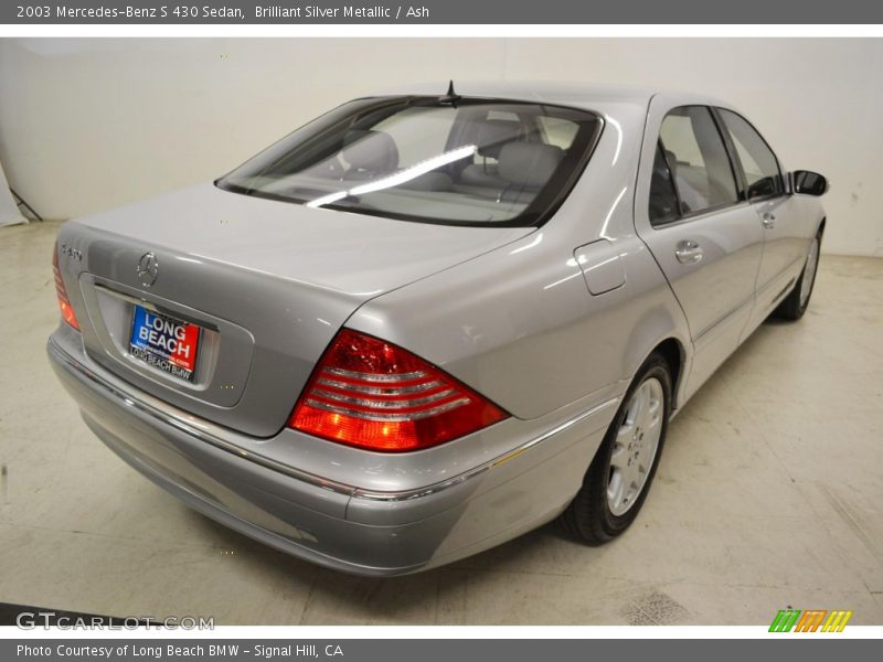 Brilliant Silver Metallic / Ash 2003 Mercedes-Benz S 430 Sedan