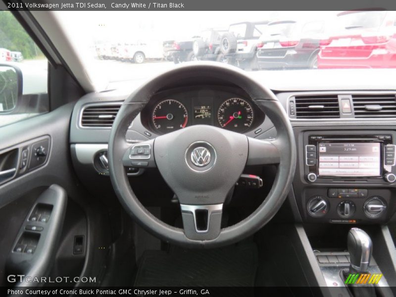 Candy White / Titan Black 2011 Volkswagen Jetta TDI Sedan