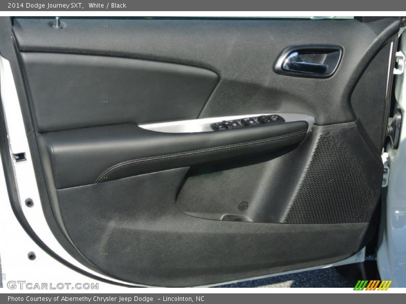 White / Black 2014 Dodge Journey SXT