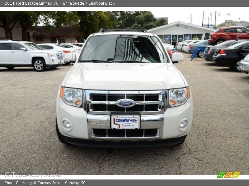 White Suede / Charcoal Black 2011 Ford Escape Limited V6