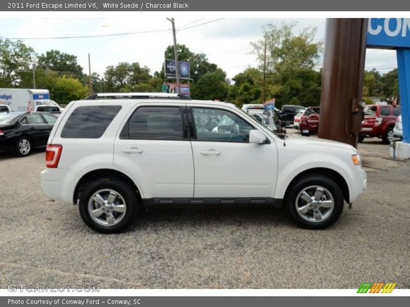 White Suede / Charcoal Black 2011 Ford Escape Limited V6