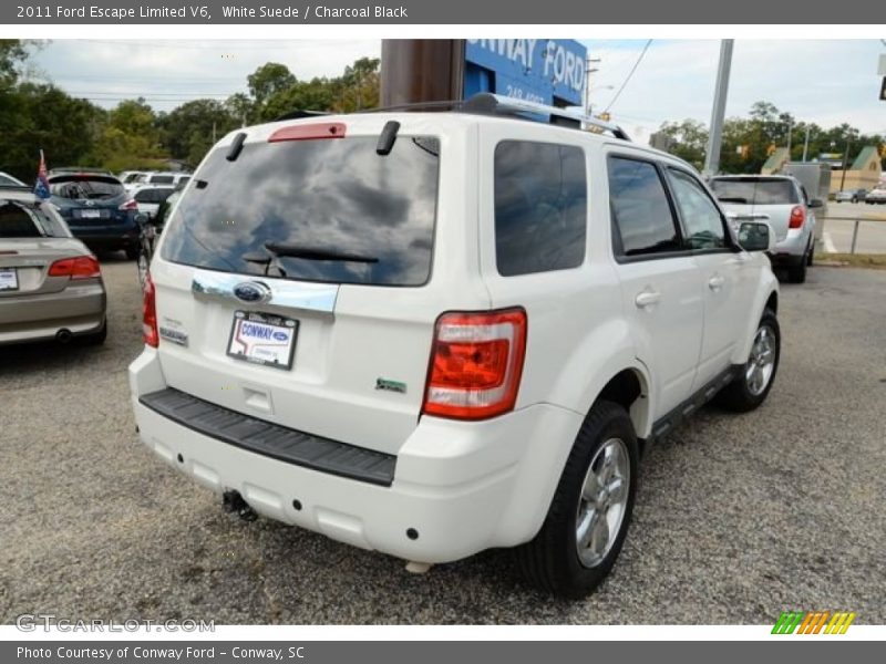 White Suede / Charcoal Black 2011 Ford Escape Limited V6