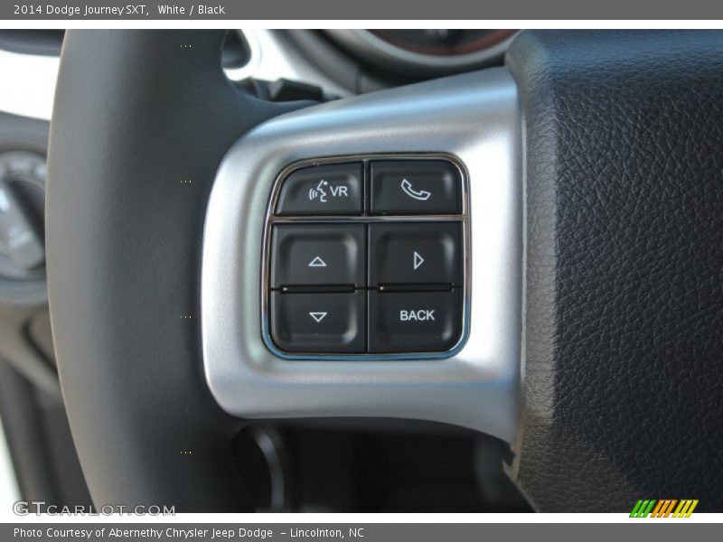 White / Black 2014 Dodge Journey SXT