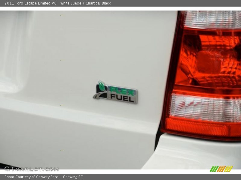 White Suede / Charcoal Black 2011 Ford Escape Limited V6