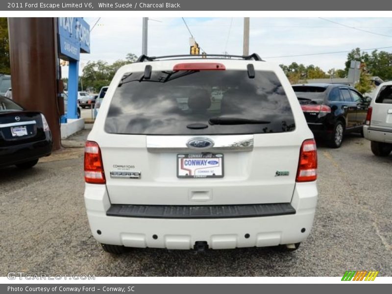 White Suede / Charcoal Black 2011 Ford Escape Limited V6