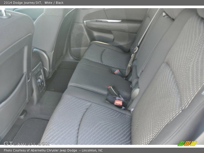 White / Black 2014 Dodge Journey SXT