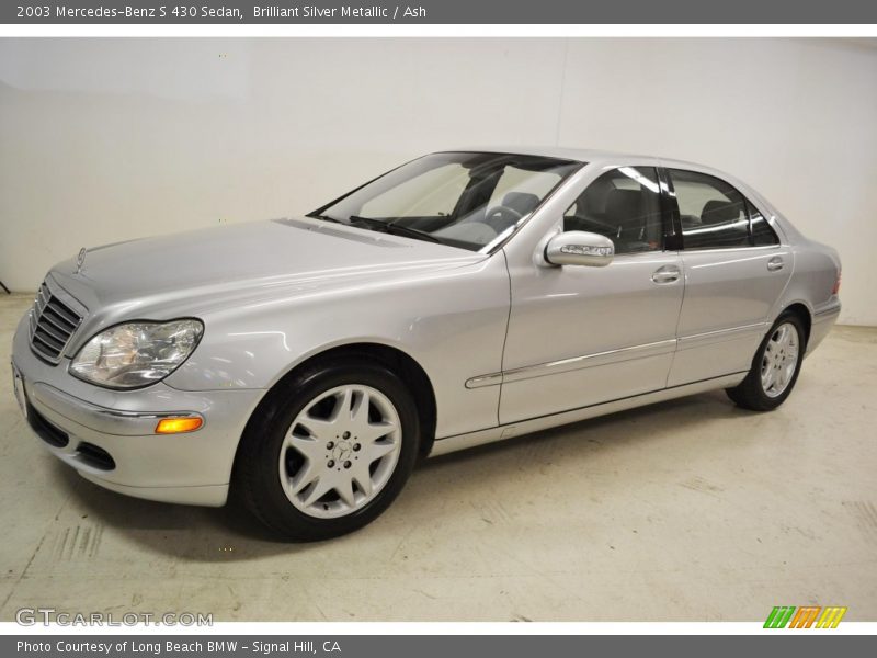 Brilliant Silver Metallic / Ash 2003 Mercedes-Benz S 430 Sedan