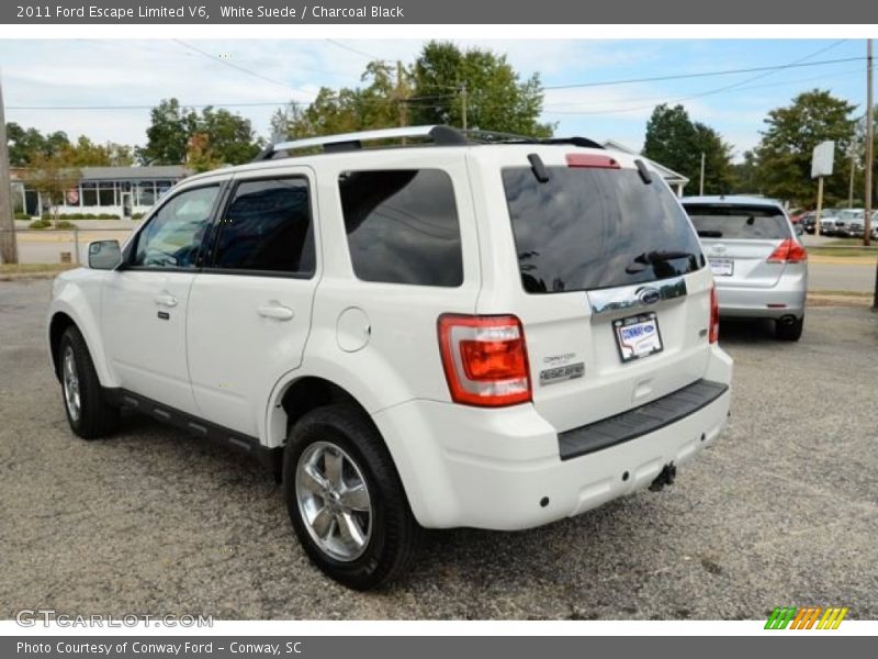 White Suede / Charcoal Black 2011 Ford Escape Limited V6