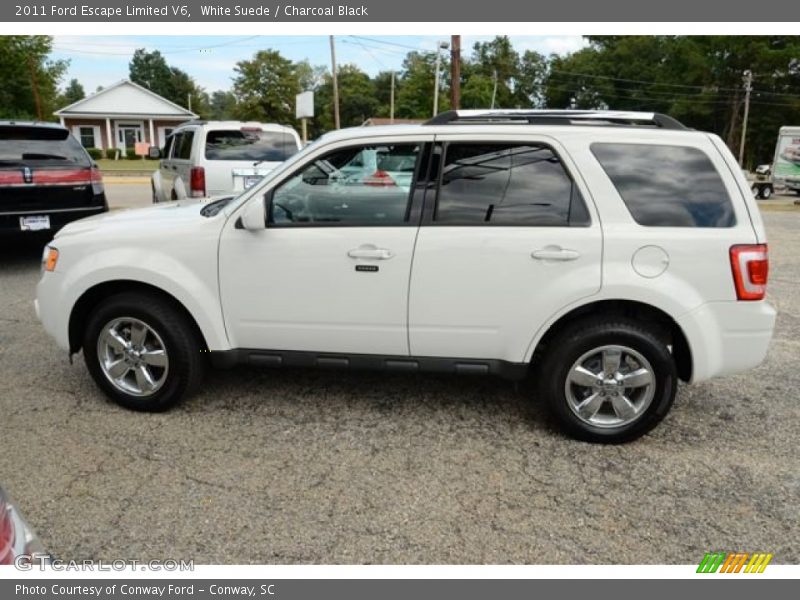 White Suede / Charcoal Black 2011 Ford Escape Limited V6