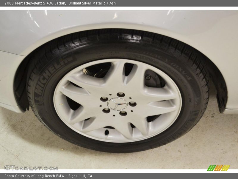 Brilliant Silver Metallic / Ash 2003 Mercedes-Benz S 430 Sedan
