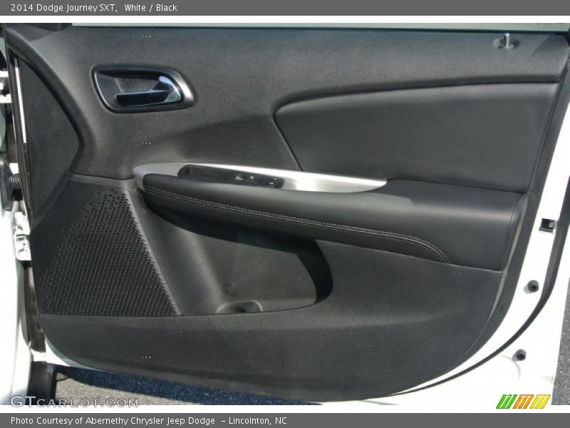White / Black 2014 Dodge Journey SXT