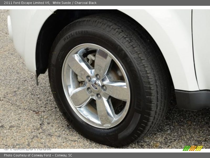 White Suede / Charcoal Black 2011 Ford Escape Limited V6