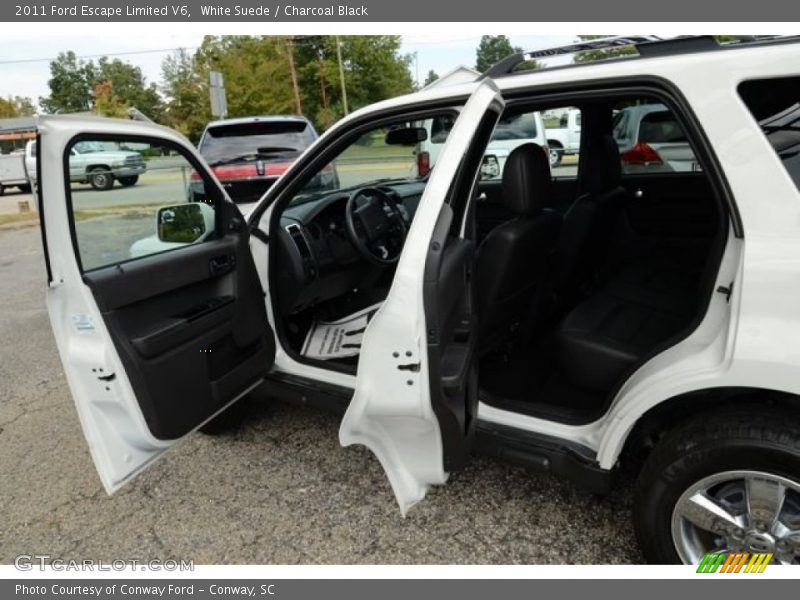 White Suede / Charcoal Black 2011 Ford Escape Limited V6