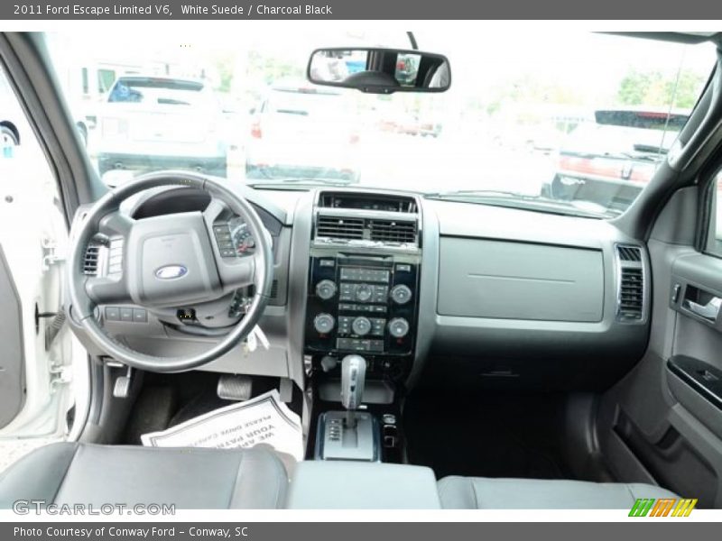 White Suede / Charcoal Black 2011 Ford Escape Limited V6
