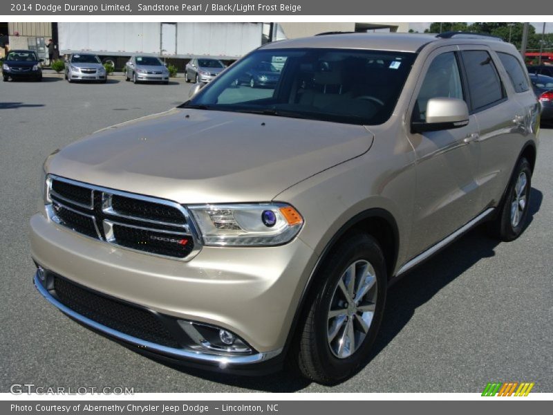 Front 3/4 View of 2014 Durango Limited