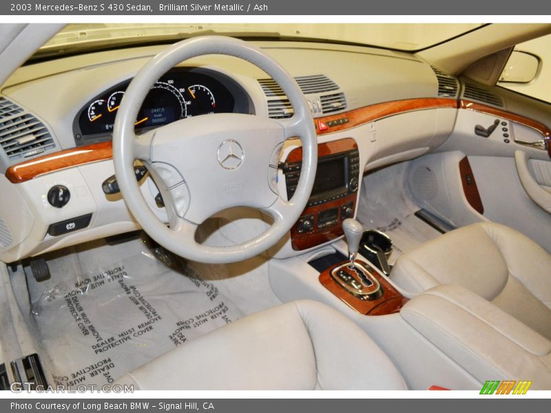 Brilliant Silver Metallic / Ash 2003 Mercedes-Benz S 430 Sedan