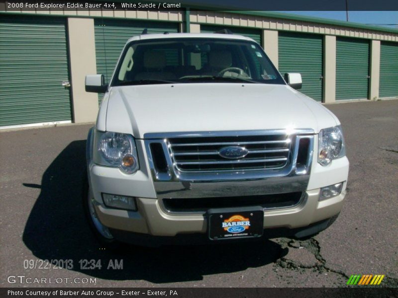 White Suede / Camel 2008 Ford Explorer Eddie Bauer 4x4