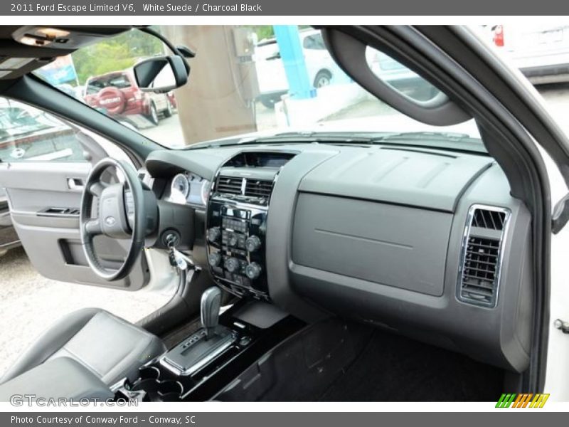 White Suede / Charcoal Black 2011 Ford Escape Limited V6