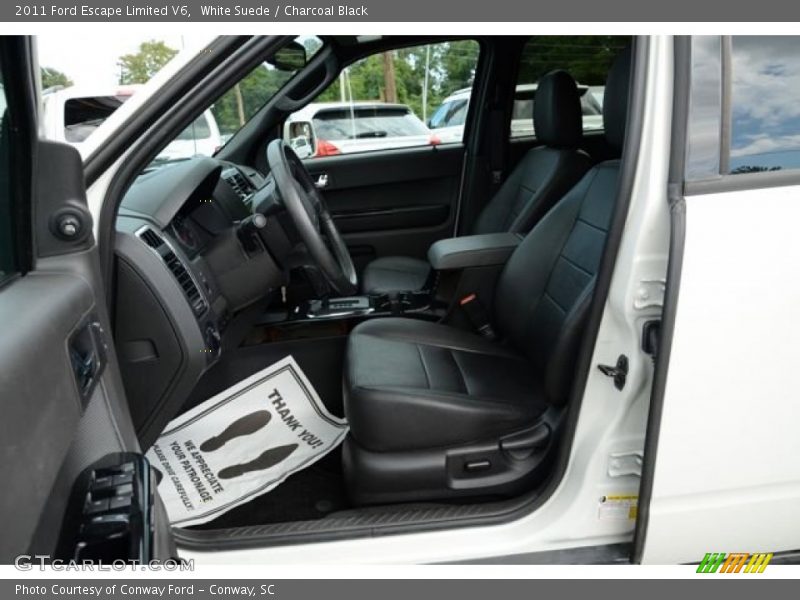 White Suede / Charcoal Black 2011 Ford Escape Limited V6