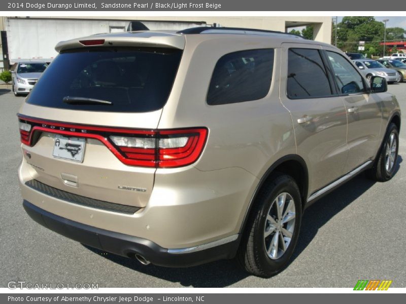 Sandstone Pearl / Black/Light Frost Beige 2014 Dodge Durango Limited