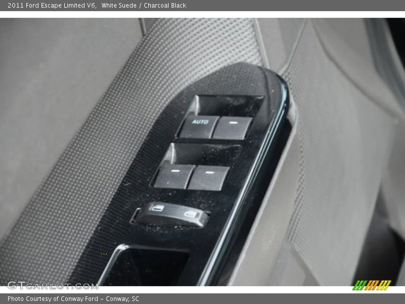White Suede / Charcoal Black 2011 Ford Escape Limited V6