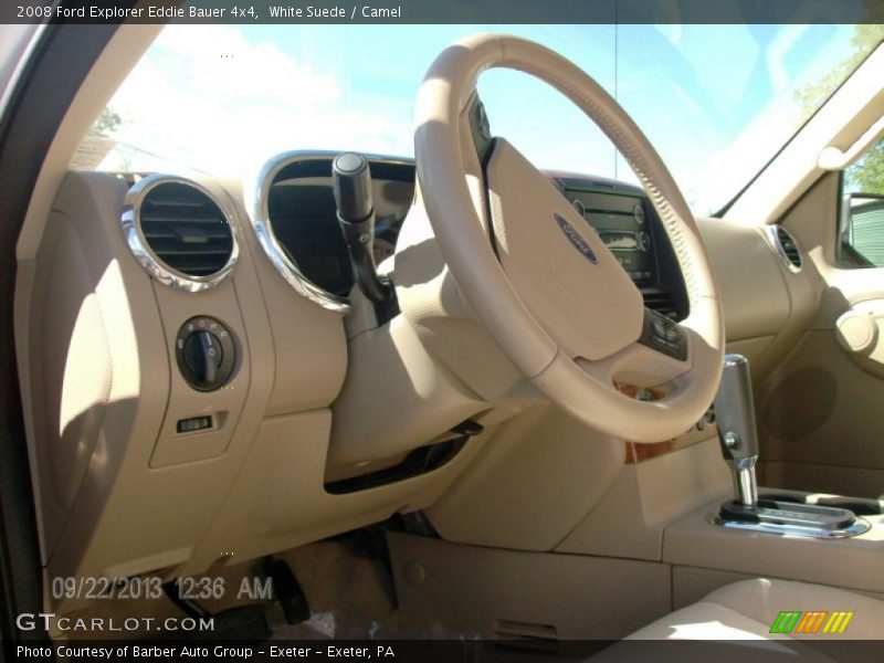 White Suede / Camel 2008 Ford Explorer Eddie Bauer 4x4