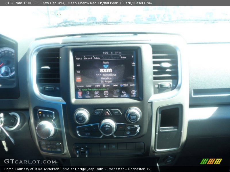 Deep Cherry Red Crystal Pearl / Black/Diesel Gray 2014 Ram 1500 SLT Crew Cab 4x4