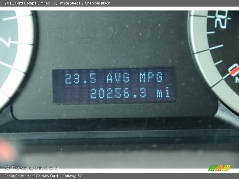 White Suede / Charcoal Black 2011 Ford Escape Limited V6