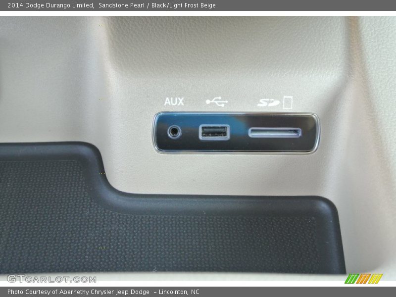 Sandstone Pearl / Black/Light Frost Beige 2014 Dodge Durango Limited