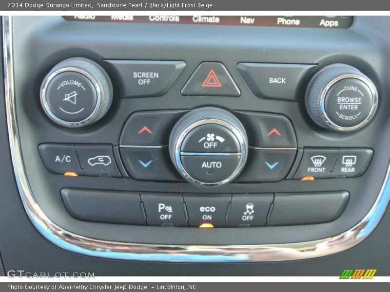 Controls of 2014 Durango Limited