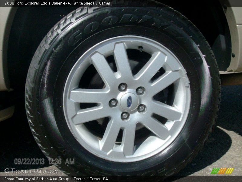 White Suede / Camel 2008 Ford Explorer Eddie Bauer 4x4