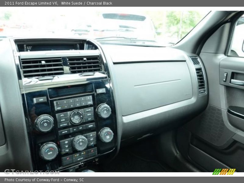 White Suede / Charcoal Black 2011 Ford Escape Limited V6