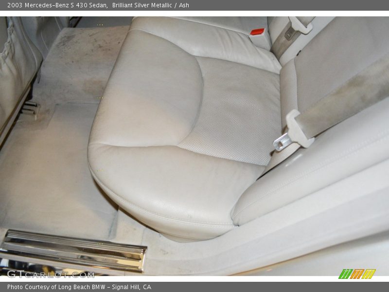 Brilliant Silver Metallic / Ash 2003 Mercedes-Benz S 430 Sedan