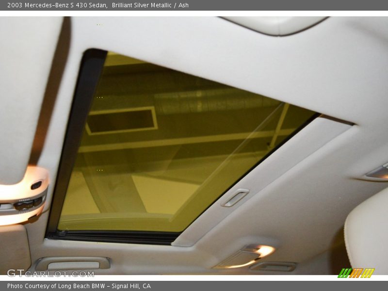 Brilliant Silver Metallic / Ash 2003 Mercedes-Benz S 430 Sedan