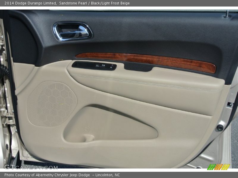 Sandstone Pearl / Black/Light Frost Beige 2014 Dodge Durango Limited