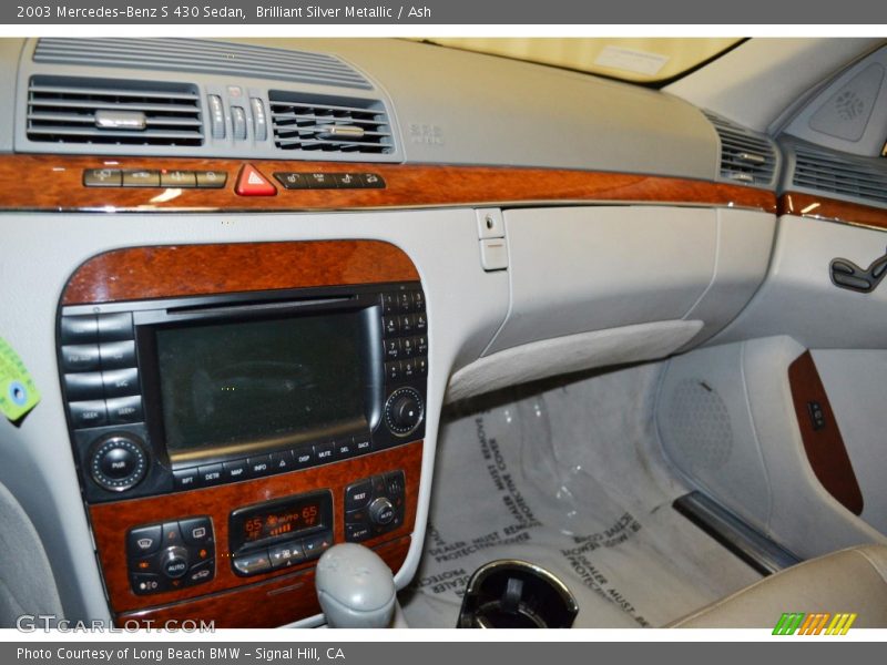 Brilliant Silver Metallic / Ash 2003 Mercedes-Benz S 430 Sedan