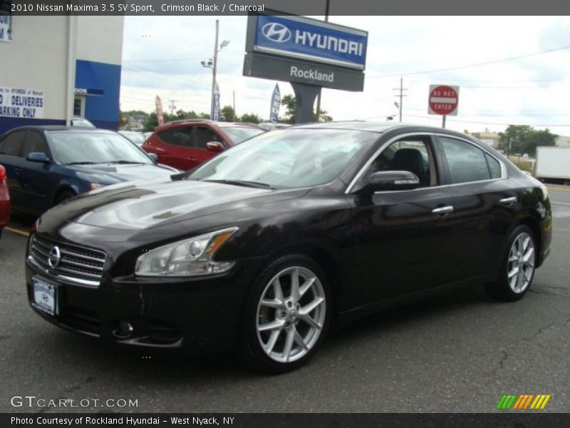 Crimson Black / Charcoal 2010 Nissan Maxima 3.5 SV Sport
