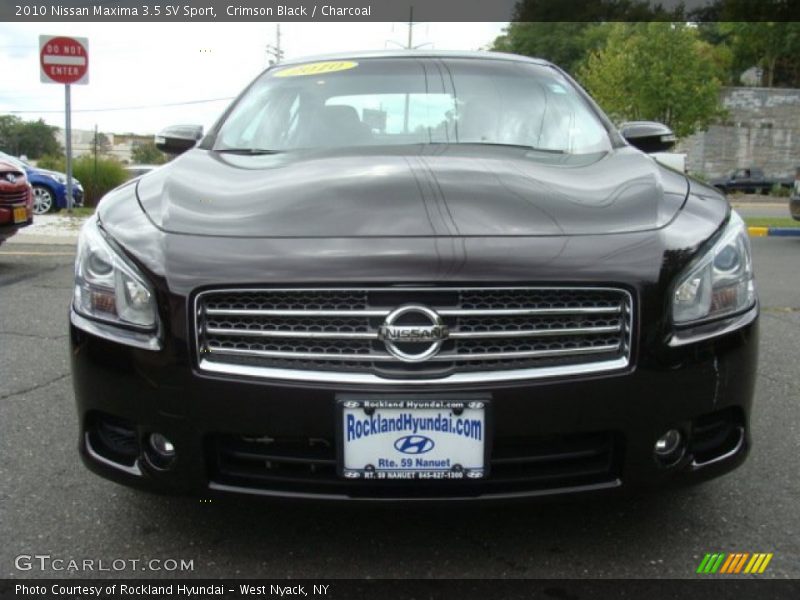 Crimson Black / Charcoal 2010 Nissan Maxima 3.5 SV Sport