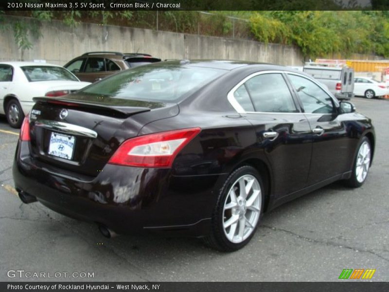 Crimson Black / Charcoal 2010 Nissan Maxima 3.5 SV Sport