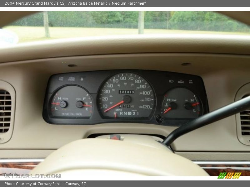 Arizona Beige Metallic / Medium Parchment 2004 Mercury Grand Marquis GS