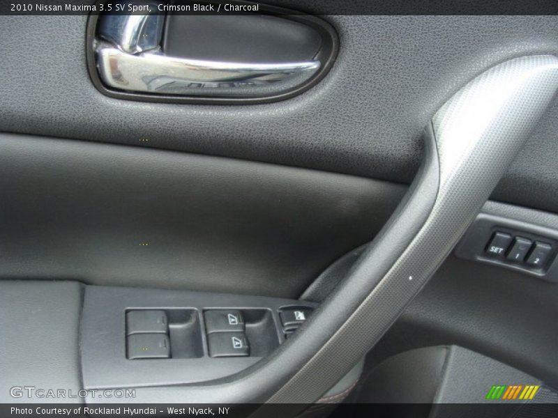 Crimson Black / Charcoal 2010 Nissan Maxima 3.5 SV Sport