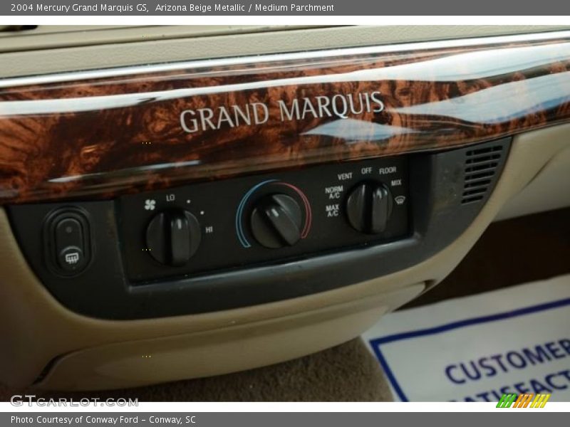 Arizona Beige Metallic / Medium Parchment 2004 Mercury Grand Marquis GS