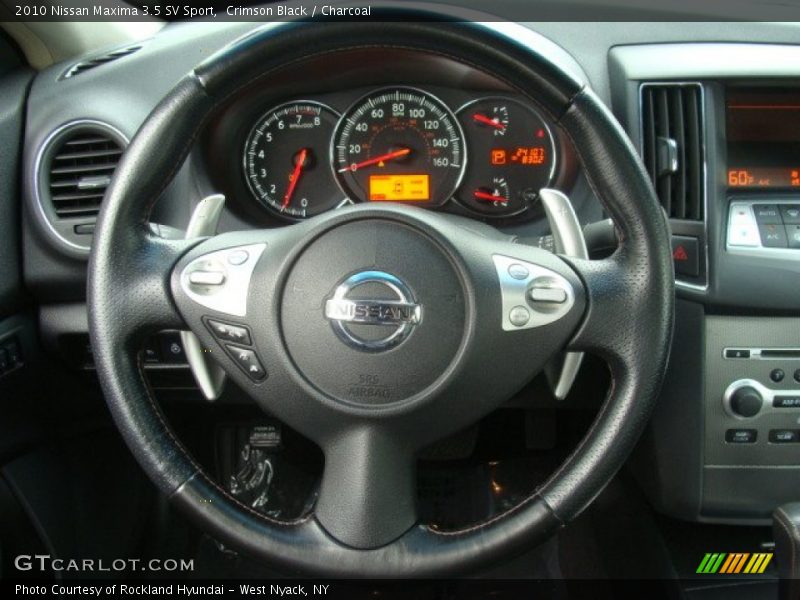 Crimson Black / Charcoal 2010 Nissan Maxima 3.5 SV Sport