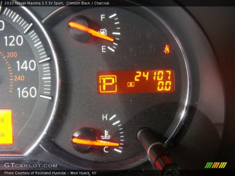 Crimson Black / Charcoal 2010 Nissan Maxima 3.5 SV Sport