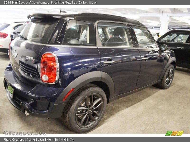 Reef Blue Metallic / Carbon Black 2014 Mini Cooper S Countryman
