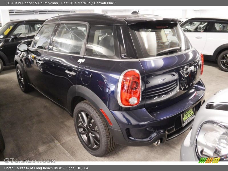 Reef Blue Metallic / Carbon Black 2014 Mini Cooper S Countryman