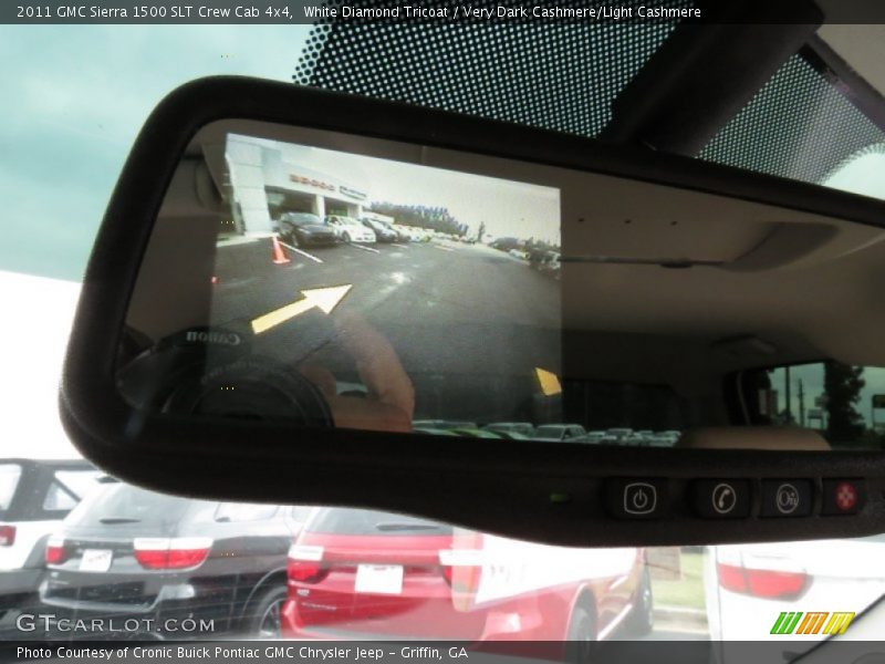 White Diamond Tricoat / Very Dark Cashmere/Light Cashmere 2011 GMC Sierra 1500 SLT Crew Cab 4x4