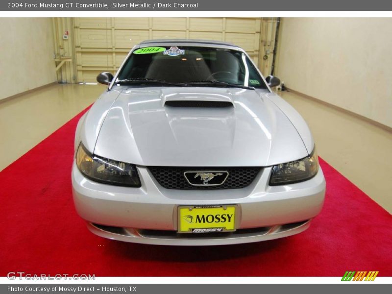 Silver Metallic / Dark Charcoal 2004 Ford Mustang GT Convertible