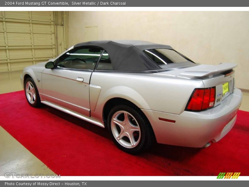Silver Metallic / Dark Charcoal 2004 Ford Mustang GT Convertible